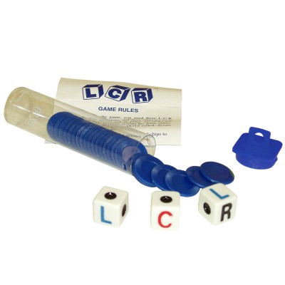 Left Center Right Dice Game - Blue   551921992